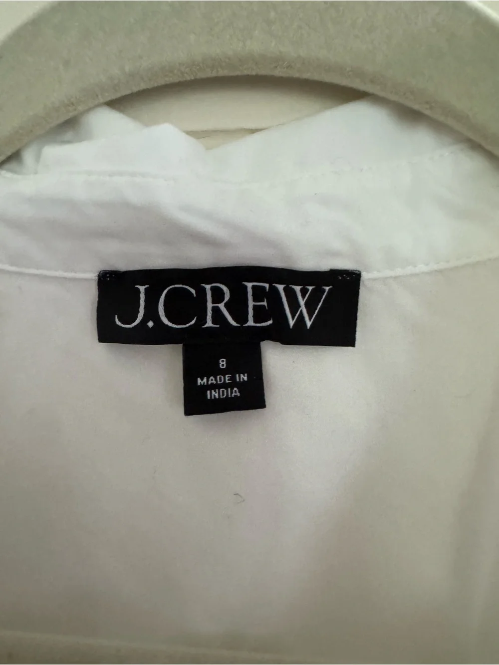 J. Crew White Short-Sleeve Shirtdress - Picture 3 of 6